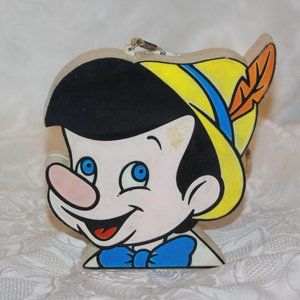 Vintage Walt Disney Productions Pinocchio Transistor AM Radio WORKS  Tested
